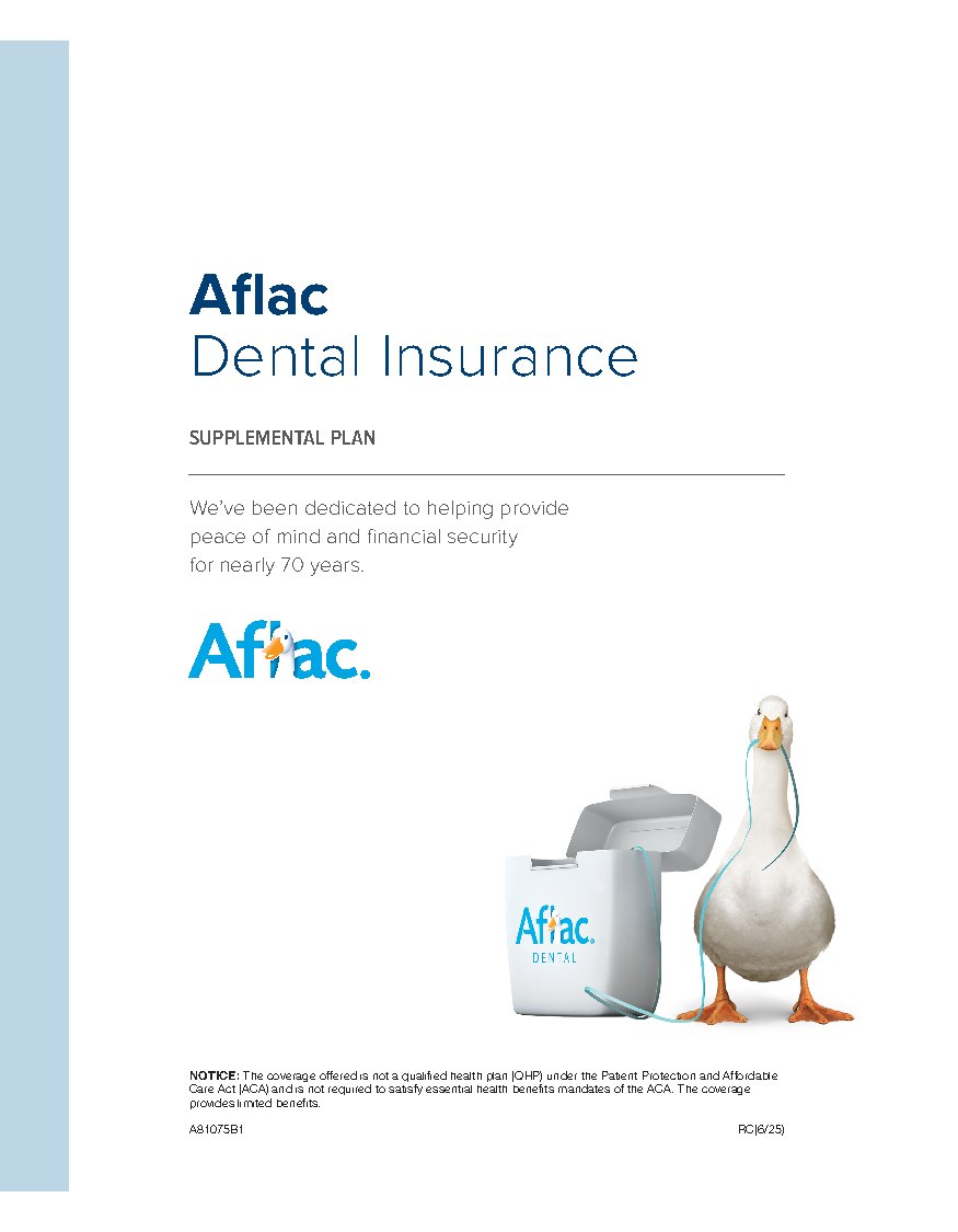 First page of Dental Insurance