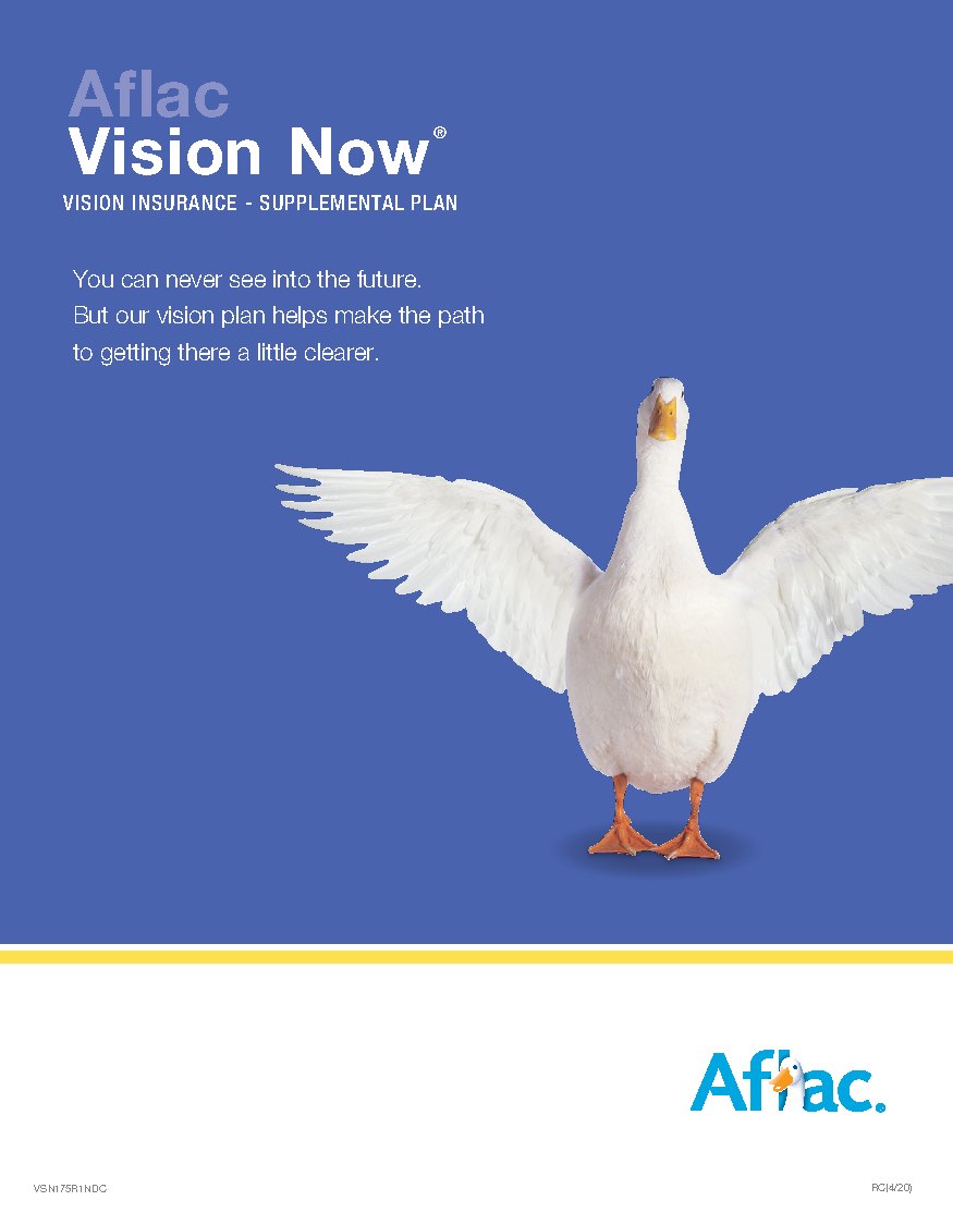 First page of Vision Insurance