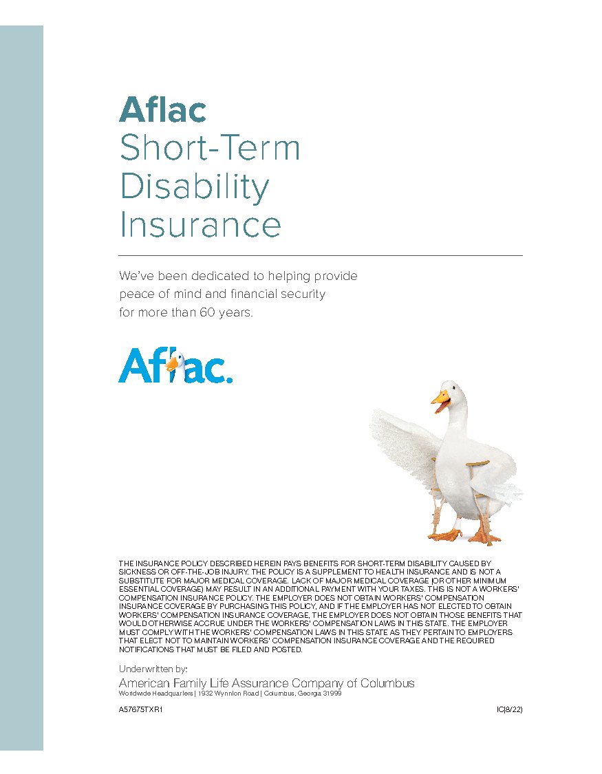 First page of Short-Term Disability Insurance