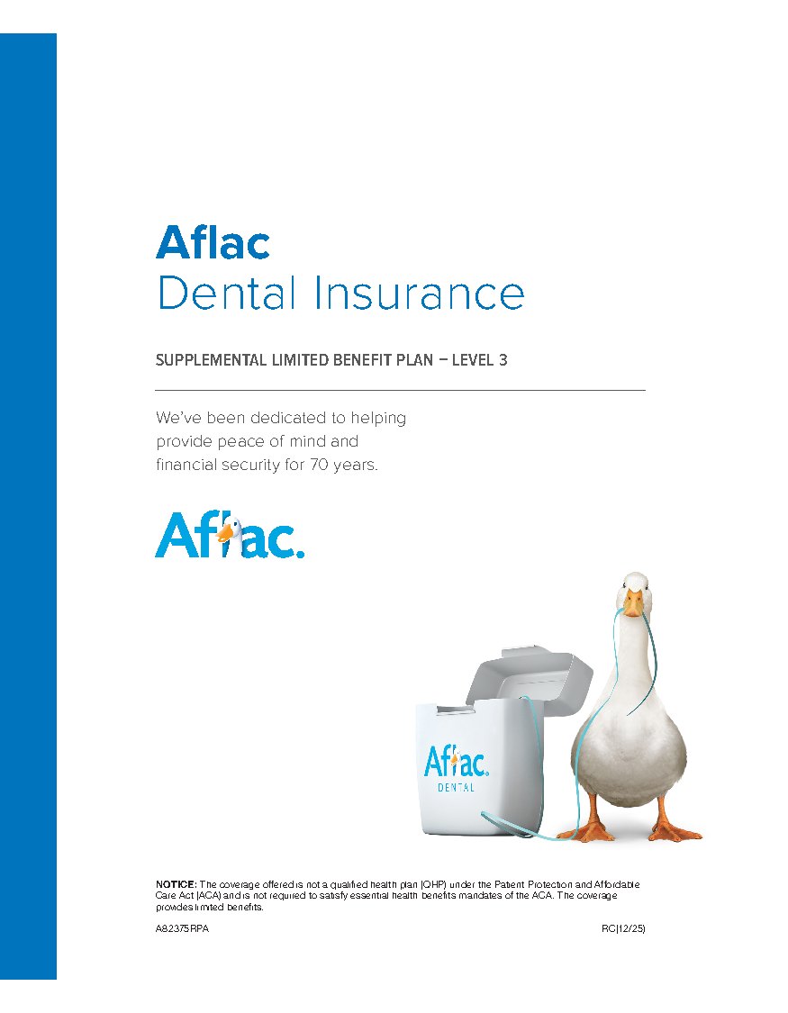 First page of Dental Insurance