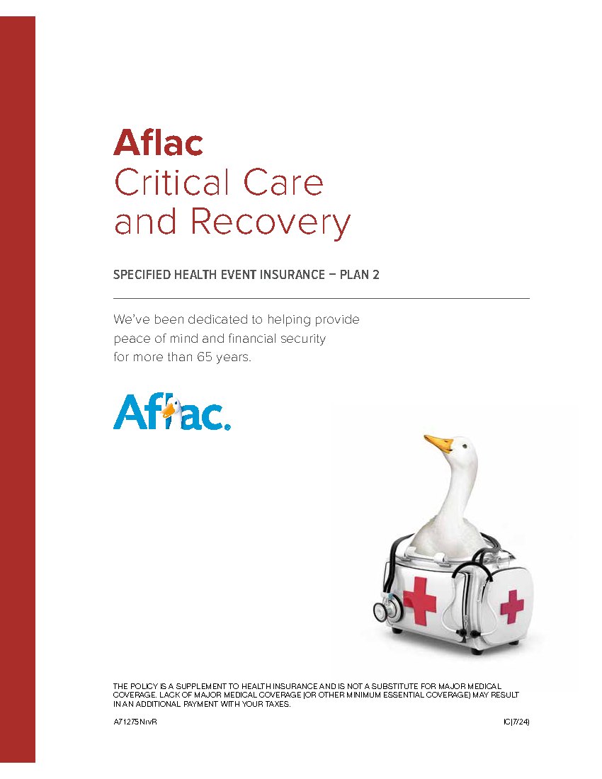First page of Critical Care Protection